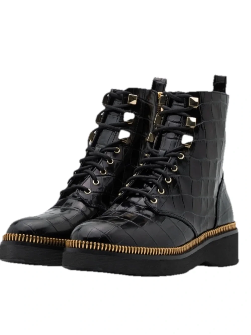 MICHAEL Michael Kors Platform Ankle Boots Black Women’s Size 8.5 - Picture 2 of 11